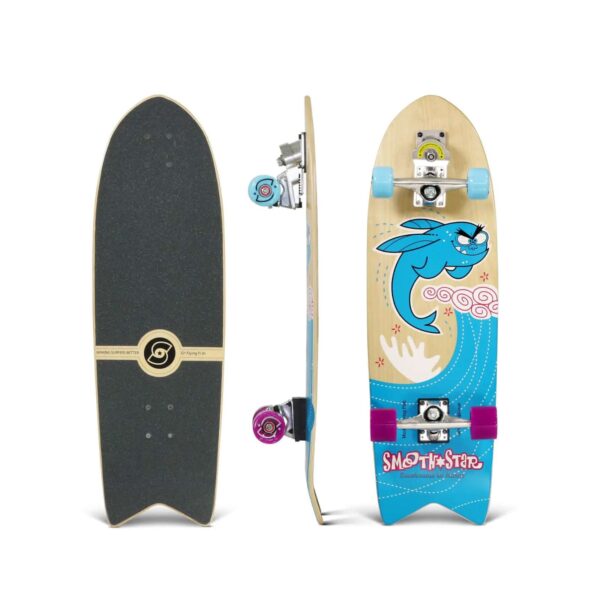 Surfskate Smoothstar Modelo Flying Fish - 32″ (Blue)