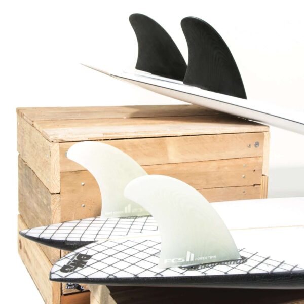 Quillas FCS II Power Twin Fins Night Black