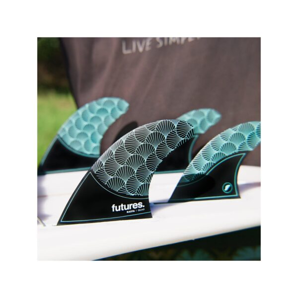 Quillas Futures Rasta Quad Fins