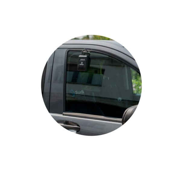 Accesorio Candado Guarda Llaves Para Ventana Del Coche