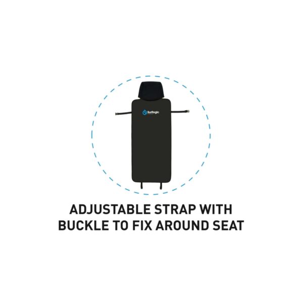 Funda de Asiento Impermeable Para Auto de Neopreno Surflogic - Black