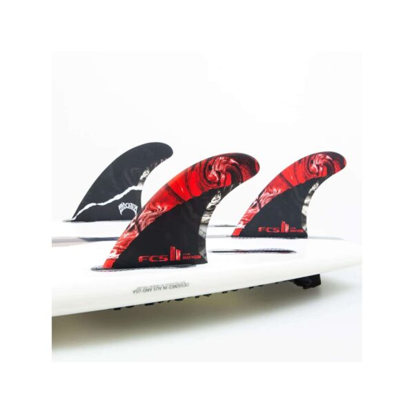 Quillas FCS II Matt Biolos Performance Core Carbon Tri Fins L