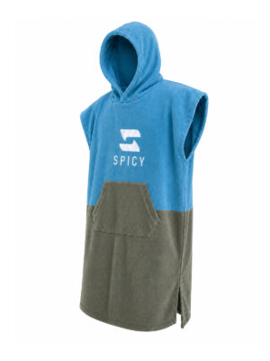 Change Towel Spicy Pocho De Microfibra Turquoise Grey