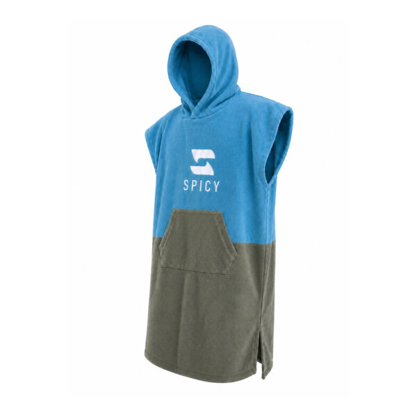 Change Towel Spicy Pocho De Microfibra Turquoise Grey