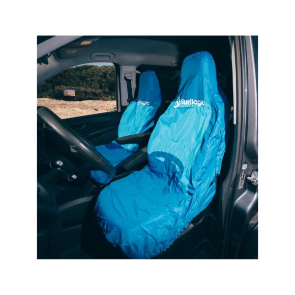 Funda De Asiento Impermeable Para Auto Surflogic Cyan