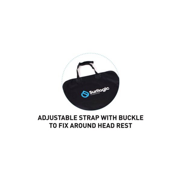 Funda De Asiento Triple Impermeable Para Autos Surflogic Black