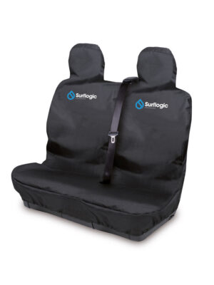Funda De Asiento Doble Impermeable Para Autos -  Surflogic Black