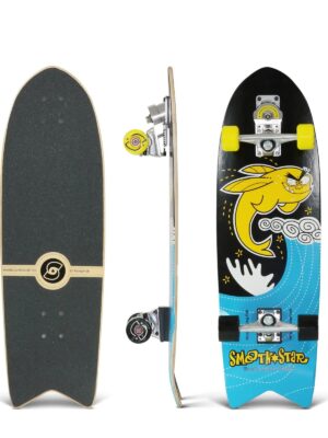 Surfskate Smoothstar Modelo Flying Fish - 32″ (Yellow & Black)