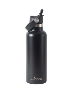 Botella WeCool 650 ML Black - Botella Térmica (Tapa con Pico)