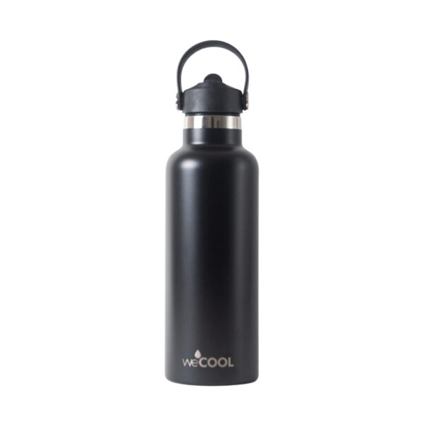 Botella WeCool 650 ML Black - Botella Térmica (Tapa con Pico)