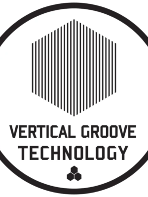 vertical groove