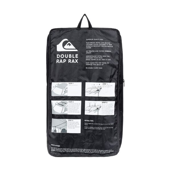 Double Rap Rax Quiksilver -  Rack Doble para Autos