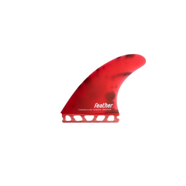 Quillas Future Fiberglass Series Red Feather Fins