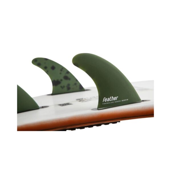 Quillas Future Fiberglass Series Green – Feather Fins