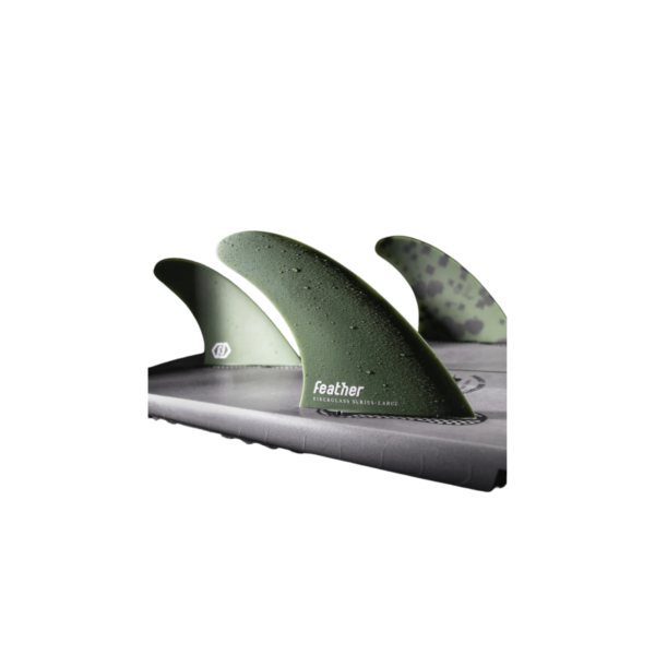Quillas FS2 Fiberglass Series Green – Feather Fins