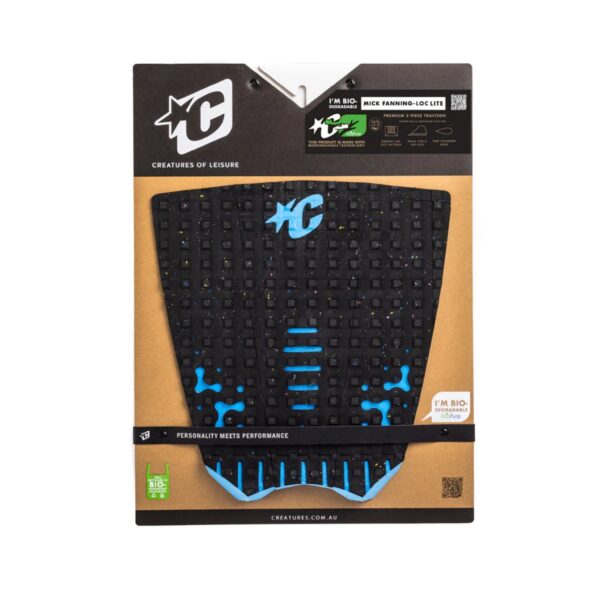 Mick Fanning Signature Loc Lite Traction Carbon Cyan