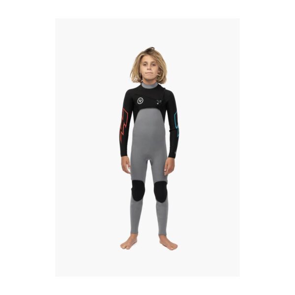 Wetsuit Para Niño Vissla 7 Seas Bolt Full Chest Zip