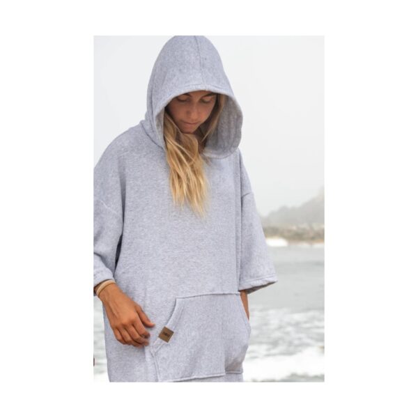 Poncho Dry Grey Toalla