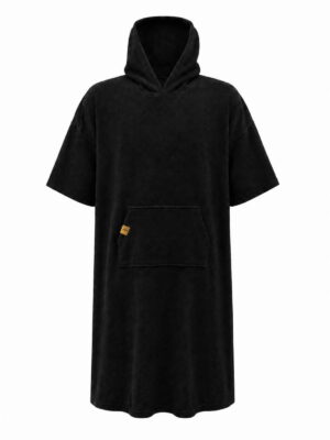 Poncho Dry Black Toalla