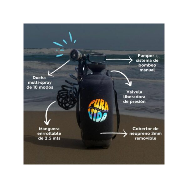 Pura Vida Ducha Portátil