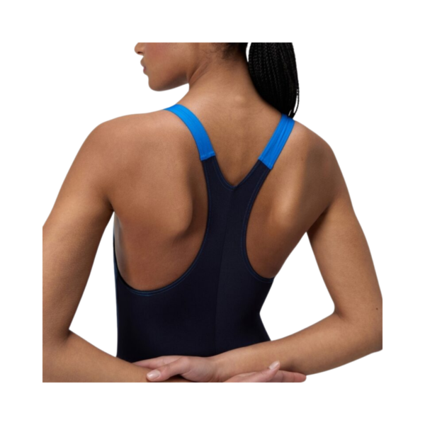 Traje De Baño Para Natación De Mujer Speedo Placement Laneback Azul