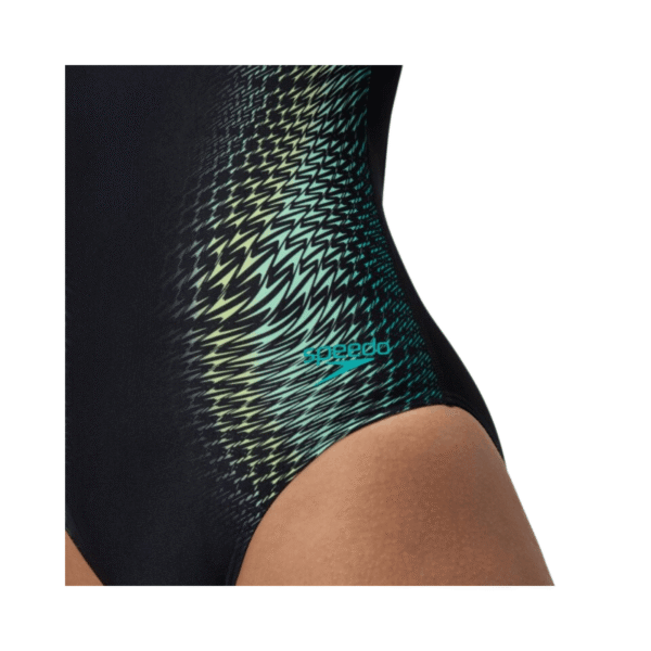 Traje De Baño Para Natación De Mujer Speedo Medalist Printed Negro