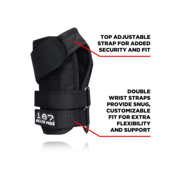 Muñequera 187 Killer Pads Pro Wrist Guard Pad Black