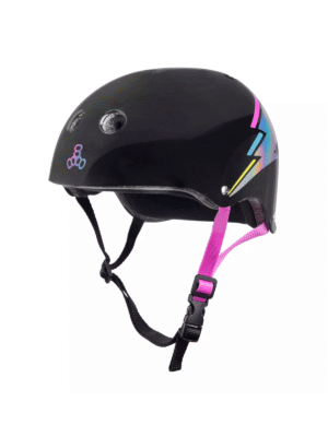 Casco Para Skate Black Hologram - XS/S