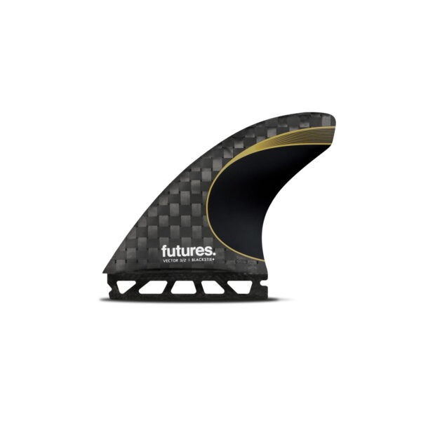 Quillas Futures Vector 3/2 Blackstix Thruster Medium