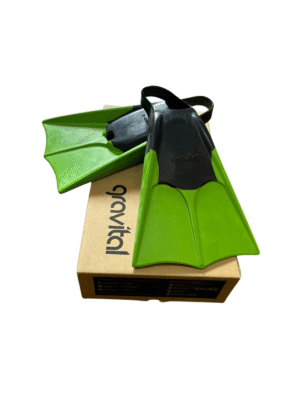 Aletas Para Bodyboard Gravital Green Black
