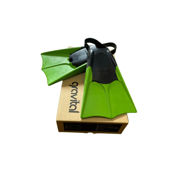 Aletas Para Bodyboard Gravital Green Black