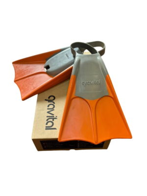 Aletas Para Bodyboard Gravital Orange Grey