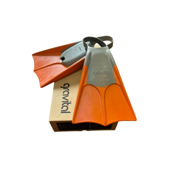 Aletas Para Bodyboard Gravital Orange Grey