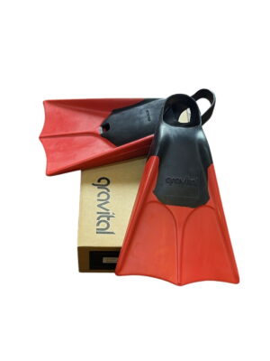 Aletas Para Bodyboard Gravital Black Red