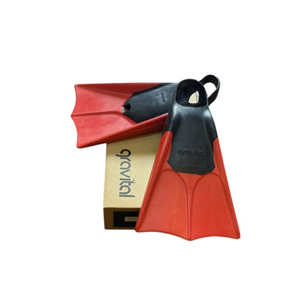 Aletas Para Bodyboard Gravital Black Red
