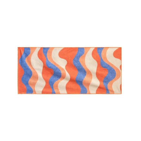 Toalla De Microfibra De Natación Zvibes Mediana Naranja