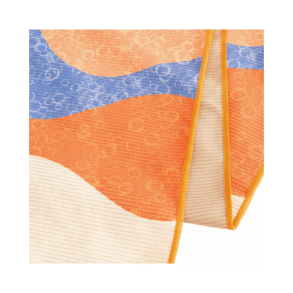 Toalla De Microfibra De Natación Zvibes Mediana Naranja