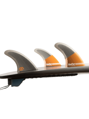 Quillas Ultralight Black Hexa Core HC Orange FS2 - Feather Fins