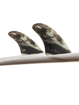 Quillas Twin FS2 Bugarski Shaper Series Burn Wood – Feather Fins