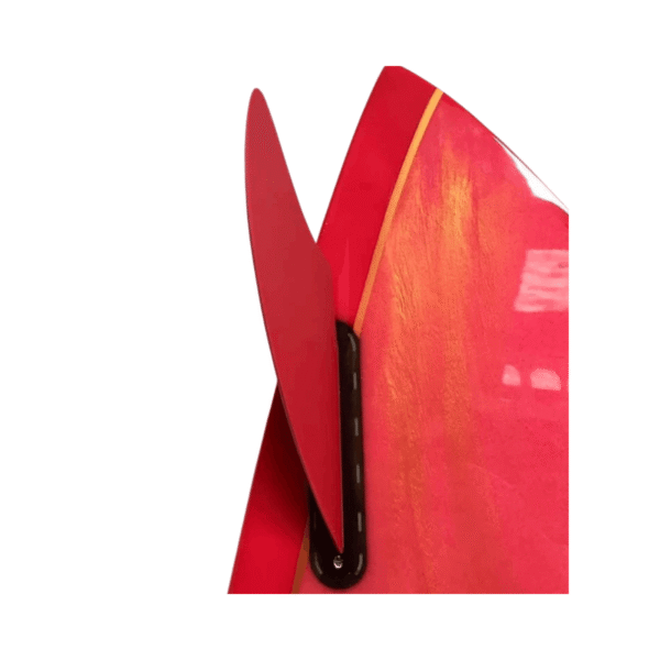 Quillas Twin Keel FS2 Black/Red - Feather Fins