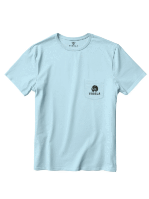Polo Vissla Classic Sultan Skulls T-Shirt Coasblue