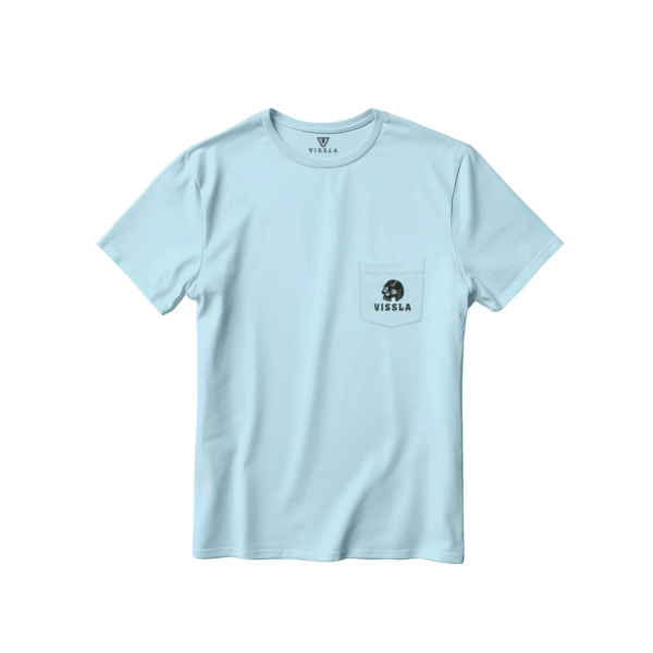 Polo Vissla Classic Sultan Skulls T-Shirt Coasblue