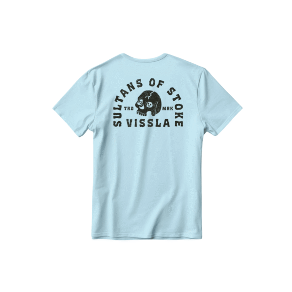 Polo Vissla Classic Sultan Skulls T-Shirt Coasblue
