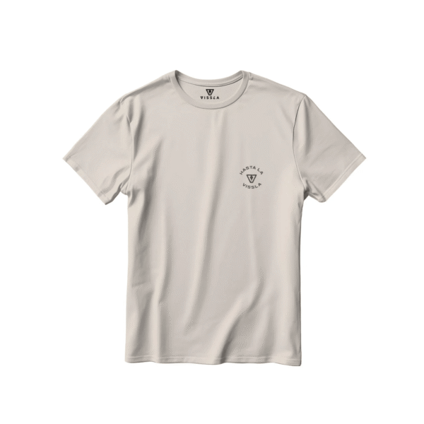 Polo Vissla Classic Hasta La Vissla T-Shirt Off White