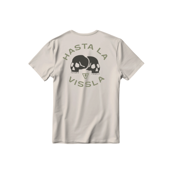 Polo Vissla Classic Hasta La Vissla T-Shirt Off White