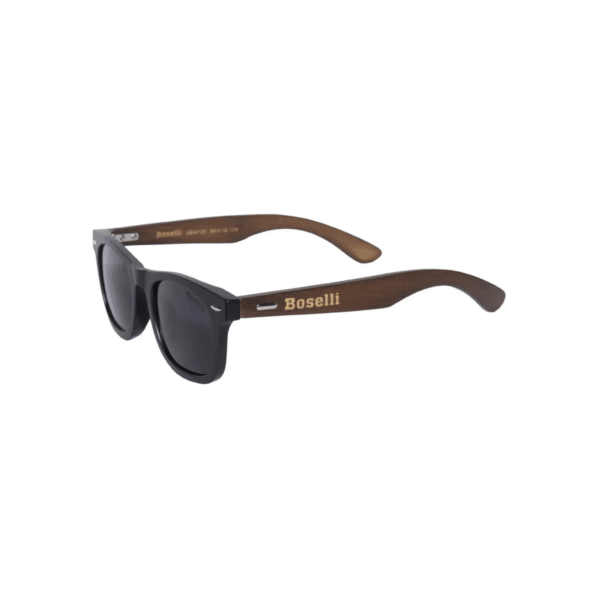 Lentes De Sol Boselli Polarizado Unisex Blk/Wood