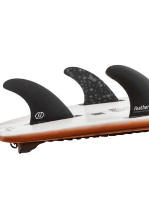 Quilla FS2 Fiberglass Series Black - Feather Fins