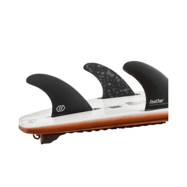 Quilla FS2 Fiberglass Series Black - Feather Fins