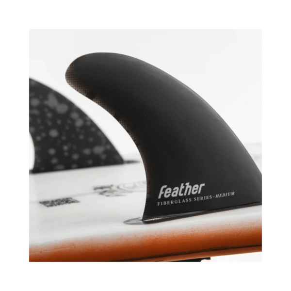 Quilla FS2 Fiberglass Series Black - Feather Fins