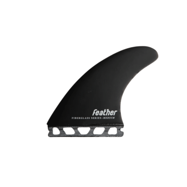 Quilla Future Fiberglass Series Black - Feather Fins